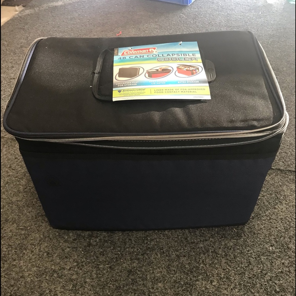 Coleman collapsible cooler/ FREE gift w/purchase.